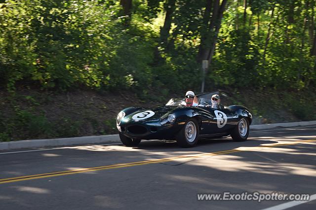 Jaguar E-Type spotted in Watkins Glen, New York