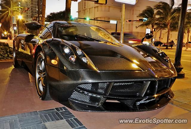 Pagani Huayra spotted in Miami, Florida