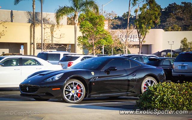 Ferrari California spotted in San Diego, California