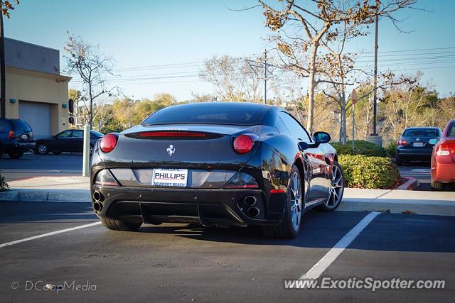 Ferrari California spotted in San Diego, California