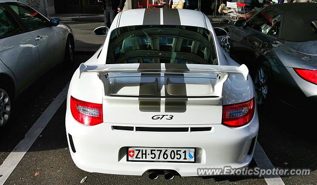 Porsche 911 GT3 spotted in Zurich, Switzerland