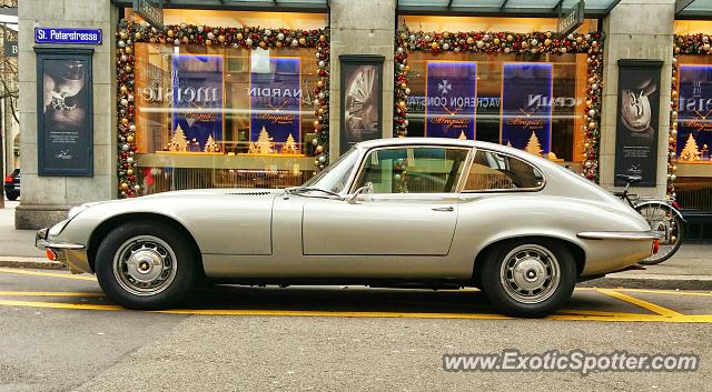 Jaguar E-Type spotted in Zurich, Switzerland