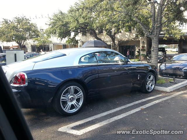 Rolls Royce Wraith spotted in Dallas, Texas