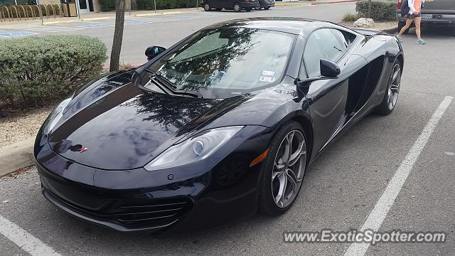 Mclaren MP4-12C spotted in San Antonio, Texas