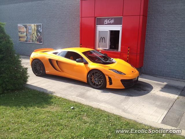 Mclaren MP4-12C spotted in Vaudreuil, Canada