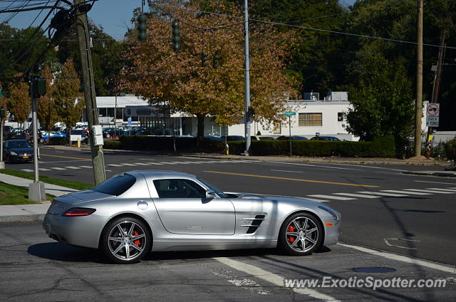 Mercedes SLS AMG spotted in Greenwich, Connecticut