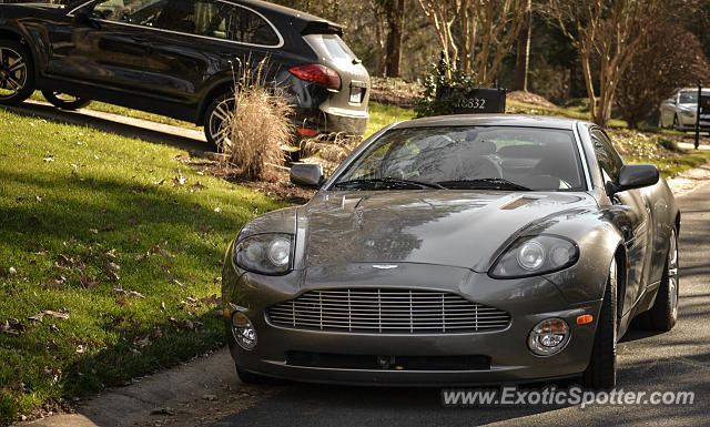 Aston Martin Vanquish spotted in Davidson, North Carolina