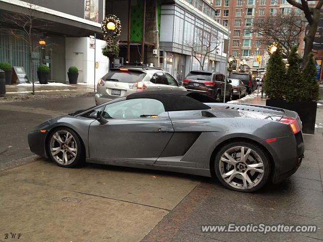 Lamborghini Gallardo spotted in Toronto, Canada