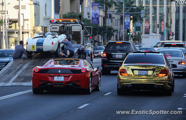 Ferrari 458 Italia spotted in Beverly Hills, California