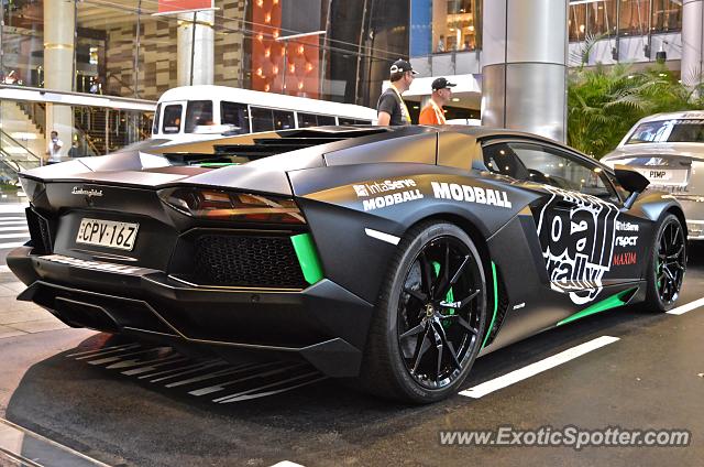 Lamborghini Aventador spotted in Sydney, Australia