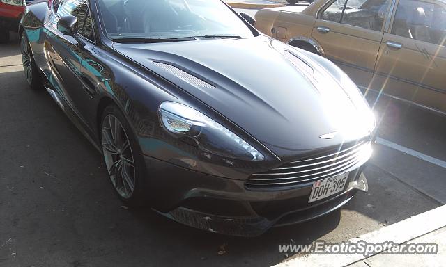 Aston Martin Vanquish spotted in Lima, Peru