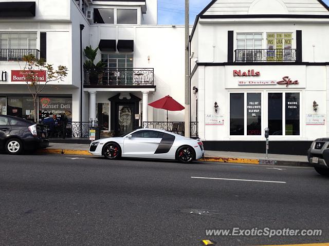 Audi R8 spotted in Beverly Hills, California