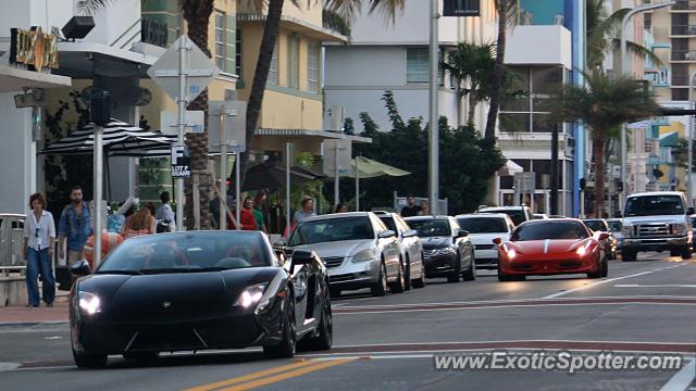 Lamborghini Gallardo spotted in Miami, Florida