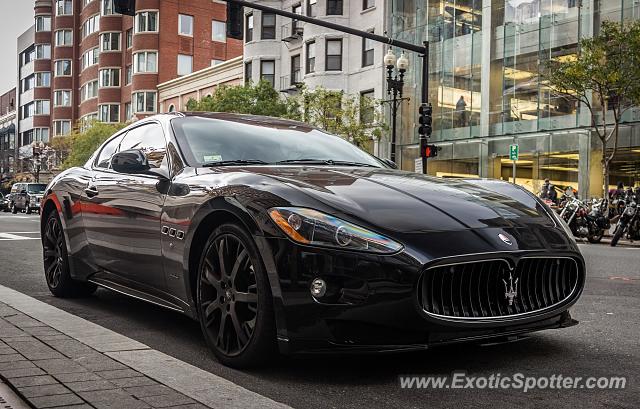 Maserati GranTurismo spotted in Boston, Massachusetts