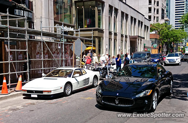 Ferrari Testarossa spotted in Toronto, Ontario, Canada