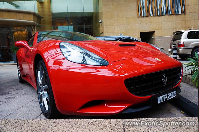 Ferrari California spotted in Kuala Lumpur, Malaysia