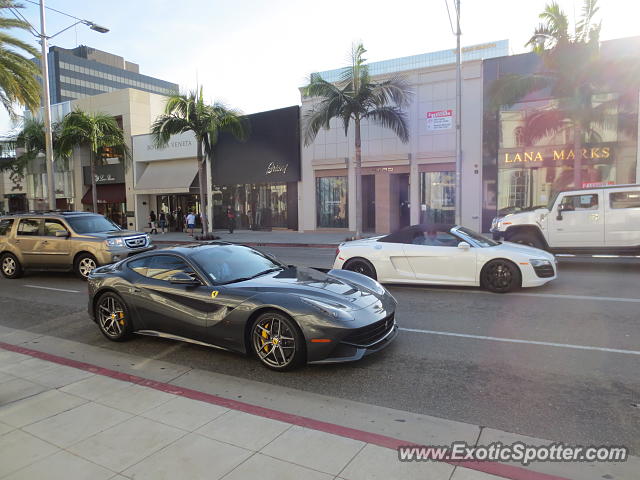 Ferrari F12 spotted in Beverly Hills, California