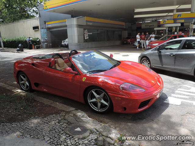 Ferrari 360 Modena spotted in São Paulo, Brazil