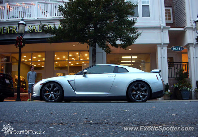 Nissan GT-R spotted in Huntersville, North Carolina