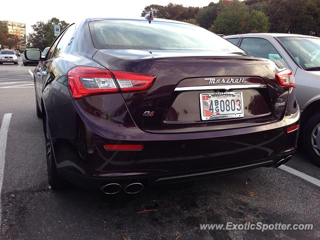 Maserati Ghibli spotted in Bethesda, Maryland