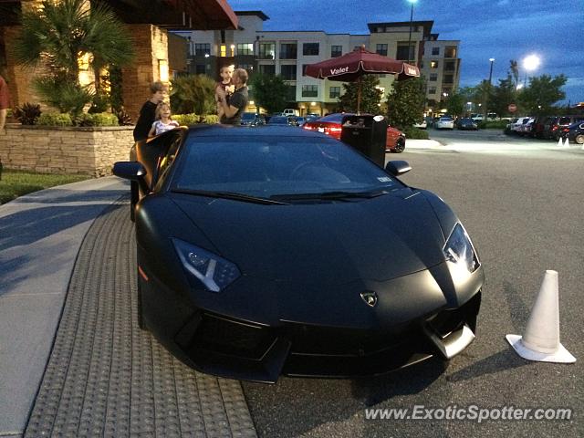 Lamborghini Aventador spotted in Jacksonville, Florida