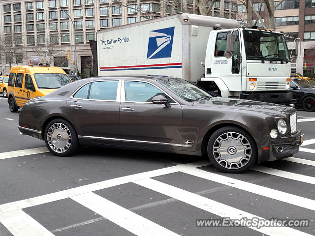 Bentley Mulsanne spotted in Manhattan, New York