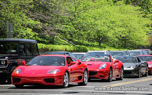 Ferrari California spotted in Greenwich, Connecticut