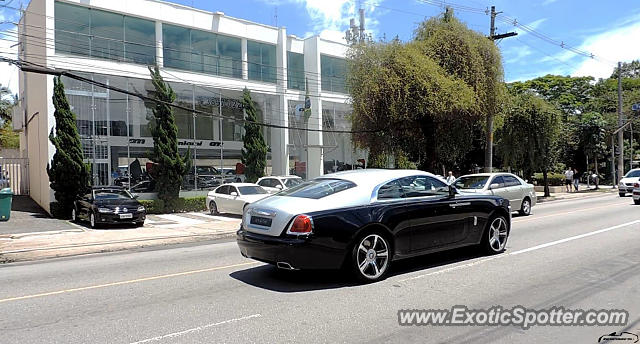 Rolls Royce Wraith spotted in São Paulo, Brazil