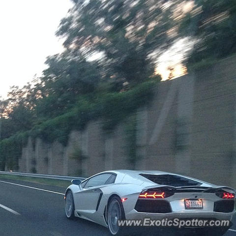 Lamborghini Aventador spotted in New Carrollton, Maryland