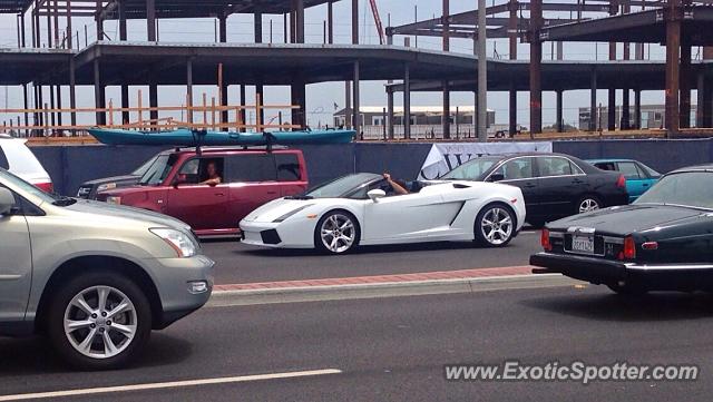 Lamborghini Gallardo spotted in Huntington beach, California