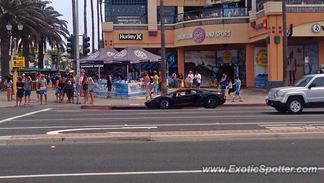 Lamborghini Aventador spotted in Huntington beach, California