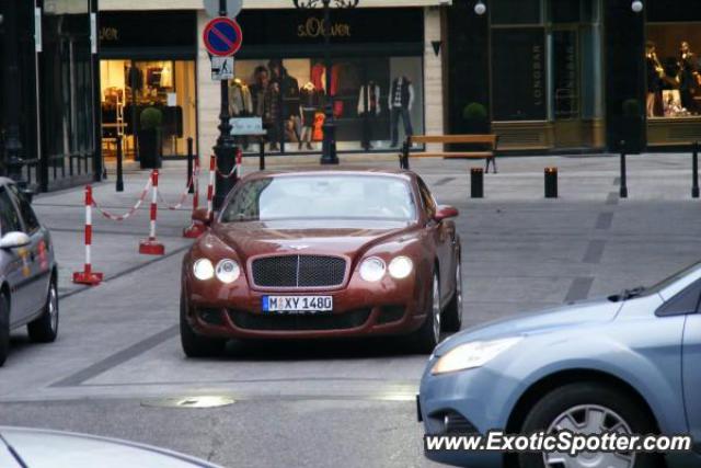 Bentley Continental spotted in Budapest, Hungary