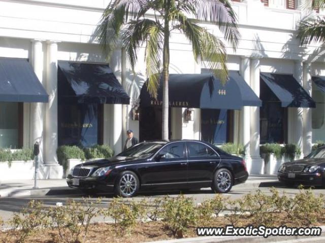 Mercedes Maybach spotted in Beverly Hills, California