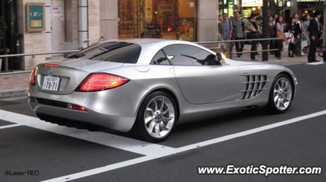 Mercedes SLR spotted in Tokyo, Roppongi, Japan