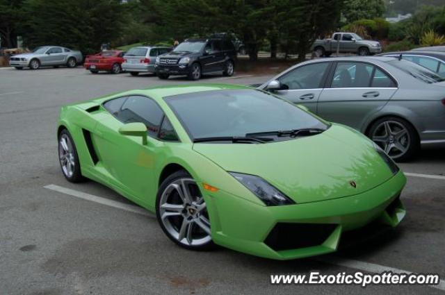 Lamborghini Gallardo spotted in Pebble Beach, California