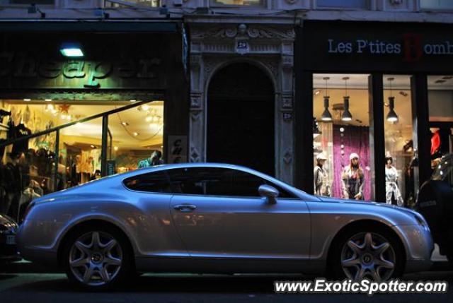 Bentley Continental spotted in Lyon, France