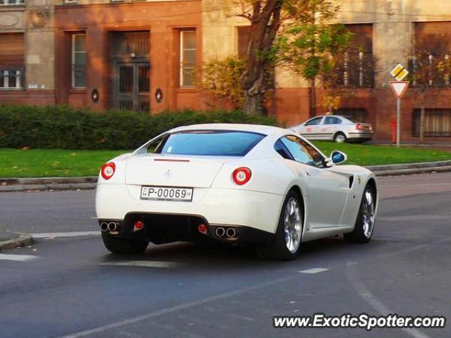 Ferrari 599GTB spotted in Budapest, Hungary