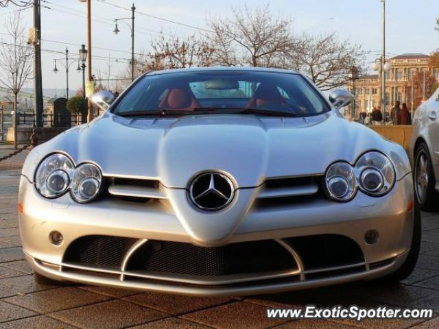 Mercedes SLR spotted in Budapest, Hungary