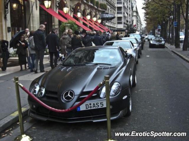 Mercedes SLR spotted in Paris, France