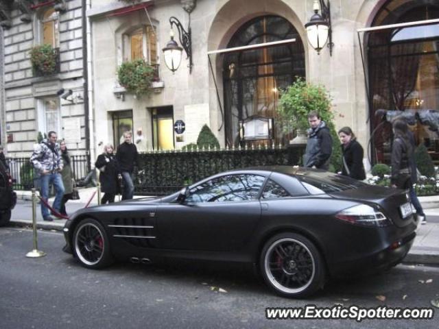 Mercedes SLR spotted in Paris, France