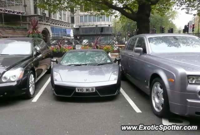 Lamborghini Gallardo spotted in London, United Kingdom