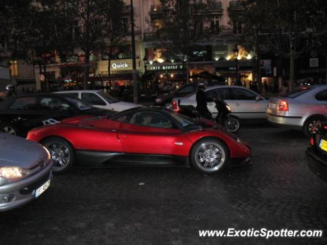 Pagani Zonda spotted in Paris, France