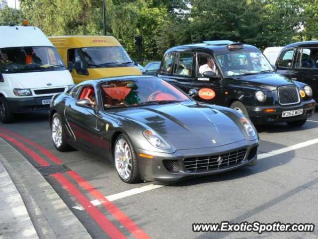 Ferrari 599GTB spotted in London, United Kingdom