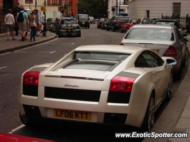 Lamborghini Gallardo spotted in London, United Kingdom