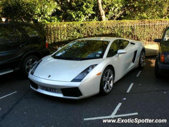 Lamborghini Gallardo spotted in London, United Kingdom