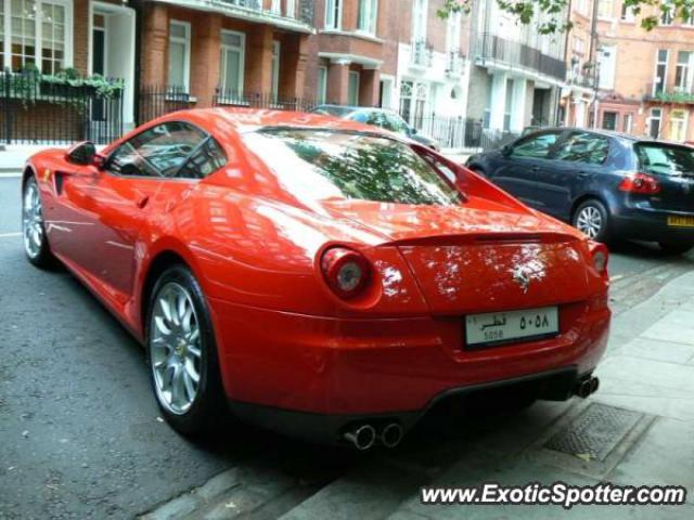 Ferrari 599GTB spotted in London, United Kingdom