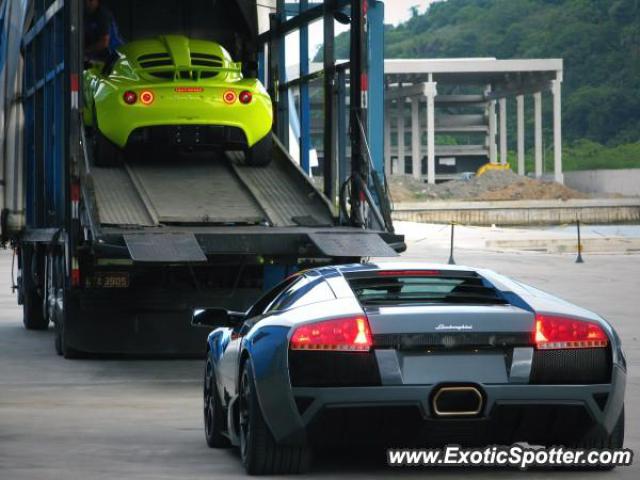 Lamborghini Murcielago spotted in Guarujá, Brazil