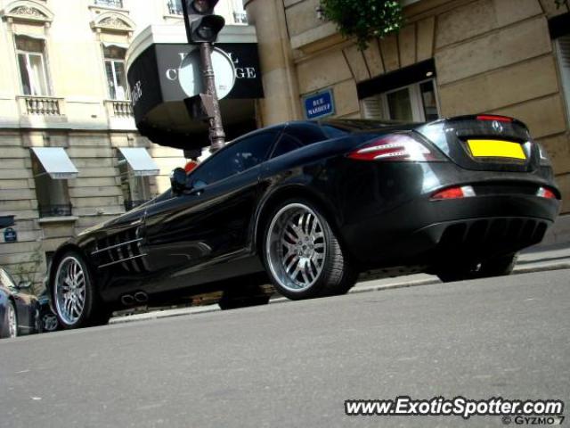 Mercedes SLR spotted in Paris, France