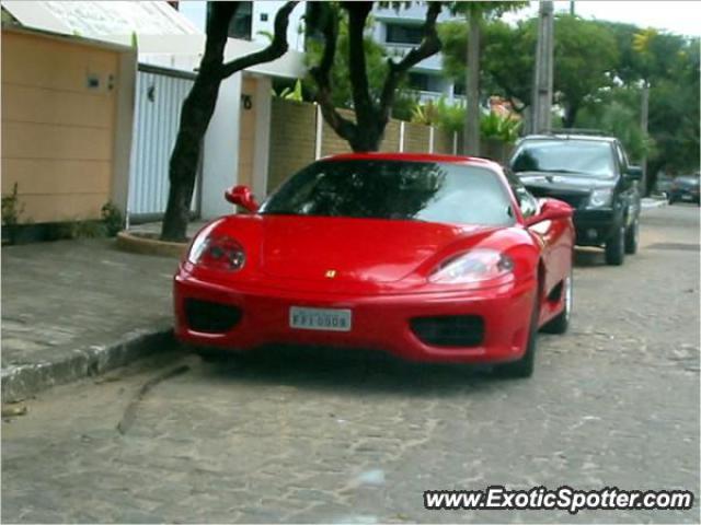 Ferrari 360 Modena spotted in João Pessoa, Brazil