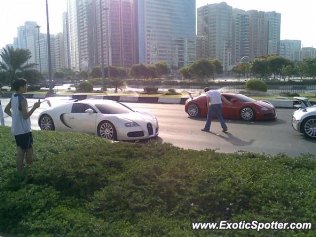 Bugatti Veyron spotted in Dubai, United Arab Emirates